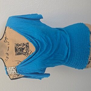 Brenda's peek-a-boo shoulder top